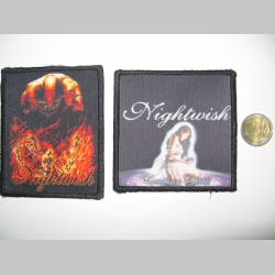 Nightwish ofsetová nášivka po krajoch obšívaná  cca. 9x9cm  cena za 1ks!!!
